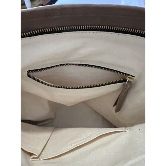 Krista Paige Handbags Multi Color Trinity tote Signed Camel Charm Tassel Leather - Picture 10 of 12